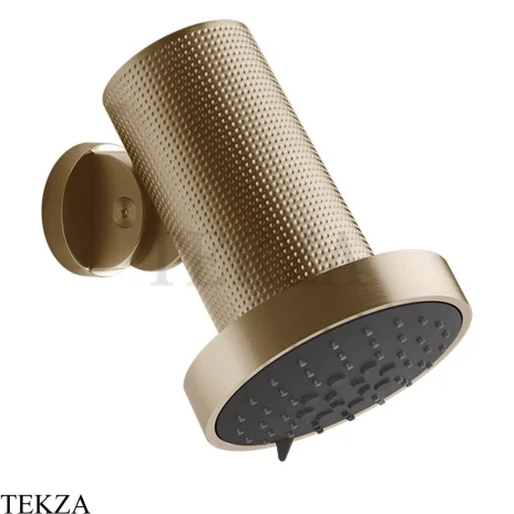 Gessi 316 SPOTWATER CESELLO Душевая головка настенная, 3 функции 57255-726, Warm Steel Brushed PVD