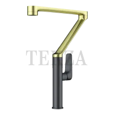 Omoikiri Tara Смеситель для кухни 4994396 светлое золото | вороненая сталь