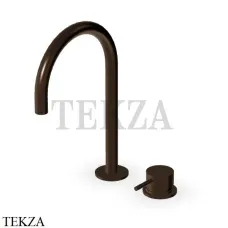 Zucchetti Helm Смеситель для раковины, без гарнитура ZHE575.XP21, brushed chocolate PVD