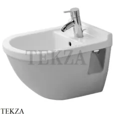 Duravit Starck 3 Биде подвесное, 1 отверстие под смеситель 2230150000, белый глянец