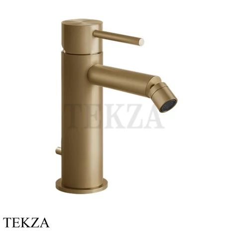 Gessi 316 FLESSA Смеситель для биде, с донным клапаном 54007-726, Warm Steel Brushed PVD
