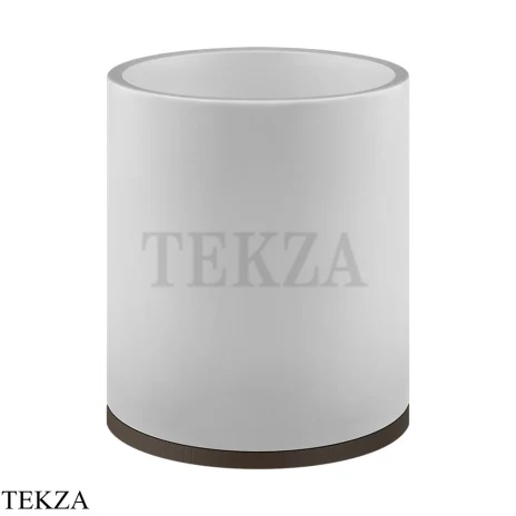 Gessi ANELLO Корзина для мусора, композит белый 45590-845, Dark Bronze