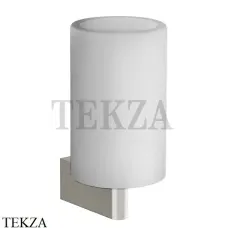 Gessi Origini Стакан настенный с держателем, белый 66407-720, Nickel PVD