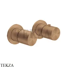Gessi Habito CESELLO Термостат для душа на 1 поток, внешняя часть 70432-726, Warm Bronze Br