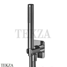 Newform Душевой комплект ручной душ латунь с выводом и держателем 854.59.064, PVD Br. Gun Metal