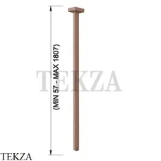 Gessi Rettangolo-Inverso Излив потолочный под размер 20199-708, Copper Brushed