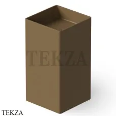 Dea Design Pedestal Basin Раковина напольная квадратная Solid Surface DD2017 400 1, Dark Camel №1