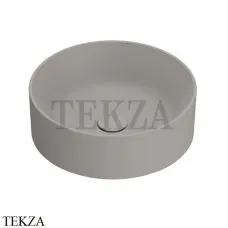 Catalano Zero Раковина накладная D40 см, без перелива 0123400032, Tortora матовый