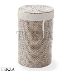 Decor Walther BASKET WB SMALL Корзина для белья с крышкой 0936591, ротанг светлый