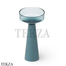 Dea Design Pedestal Basin Раковина напольная Glasstech DD2018 425 R11, Dark Blue R11