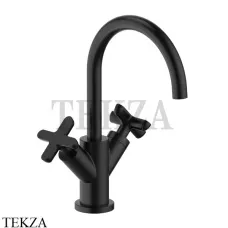 Fantini Icona Classic Смеситель для раковины, без гарнитура 5313R056WF, Черный матовый