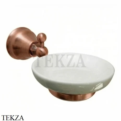 Nicolazzi Teide Мыльница настенная, керамика белая 1487RA05, Copper