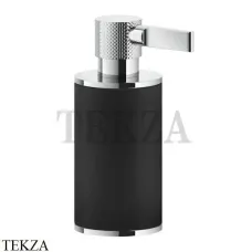 Gessi INCISO accessories Дозатор настольный для жидкого мыла, черный 58538-031, хром глянец