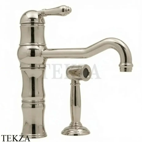 Nicolazzi Cucina Смеситель для кухни с верхней ручкой и отдельным душем, Polished Nickel