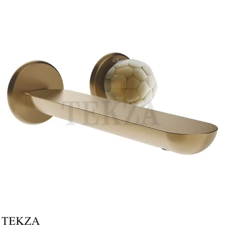 Gessi Perle Смеситель для раковины, внешняя часть 74488-726, бронза Brushed