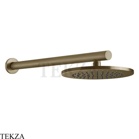 Gessi 316 SHOWER Верхняя душевая лейка с креплением 54149-791, Deep Bronze Brushed PVD