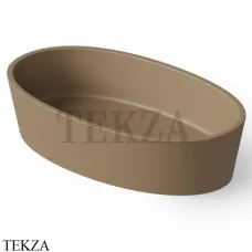 Dea Design Washbasins Раковина настольная овальная Solid Surface DD9036 600 2, Light Camel №2