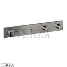 Axor ShowerSelect Термостат для 4 потребителей, внешняя часть 18357330, Polished Black Chrome