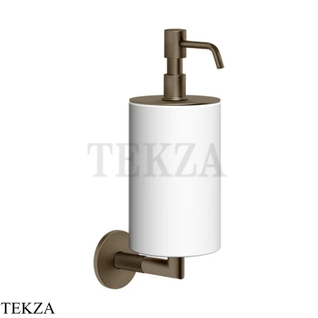 Gessi ANELLO Дозатор для жидкого мыла настенный, композит белый 63713-761, Coffee Bronze Br. PVD