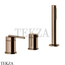 Gessi INGRANAGGIO Смеситель для ванны, без излива 63547-030, Copper глянец