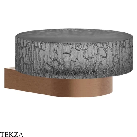 Gessi Incastri Мыльница настенная, Light smoke 75401-708, медь Brushed