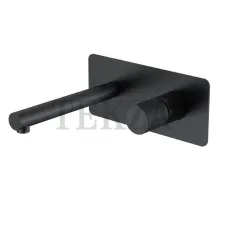 Boheme Stick Смеситель для раковины из стены, комплект Stick 125-BB.4 Black SPIRALE