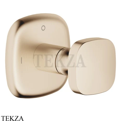Dornbracht COYA Переключатель на 2 потока, внешняя часть 36200404-46, Brushed Champagne (золото 22кт)