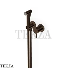 Zucchetti Гигиенический душ WC/BIDET с отдельным смесителем ZHE417.XP21, brushed chocolate PVD
