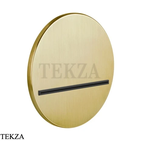 Gessi CASCATA Каскадный излив настенный круглый 65295-716, Gold Br. PVD
