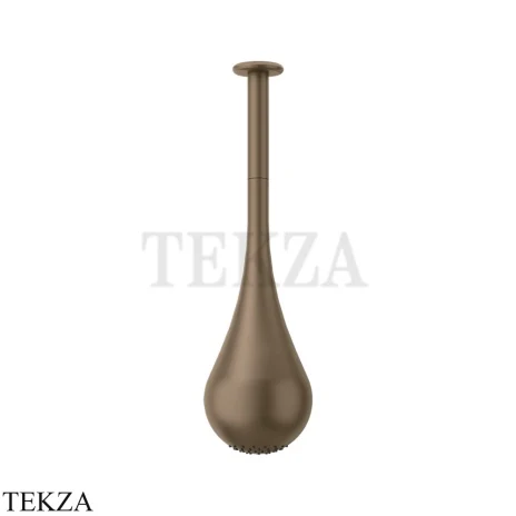 Gessi Goccia Потолочная каплевидная душевая лейка под размер 33753-761, Coffee Bronze Br. PVD