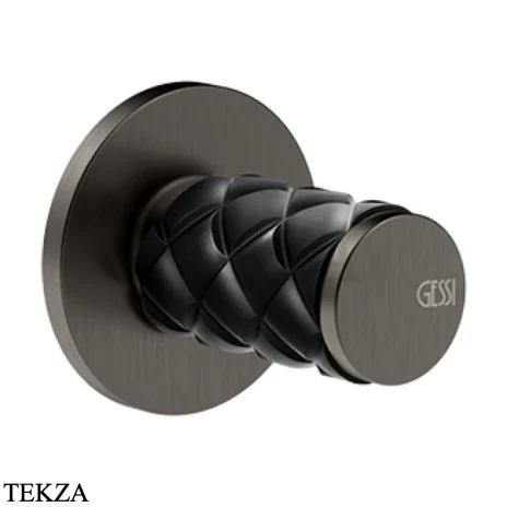 Gessi Pelle Tresse Смеситель-рычаг управления, внешняя часть 78209-440, Nero/ Black Metal Br. PVD