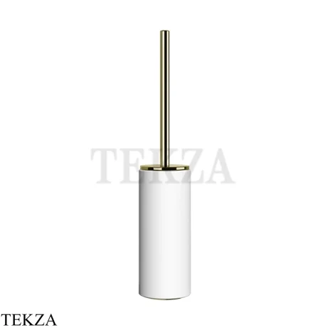 Gessi Ingranaggio-Anello Туалетный ершик напольный, композит белый 63743-710, Brass PVD