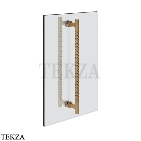 Gessi Pelle Tresse Полотенцедержатель для крепления на стекло, 60 см 78633-726, Warm Bronze Br. PVD