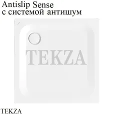 BETTE BetteUltra Душевой поддон 85х85 из стали 1589-000 AS, антишум, антислип Sense, белый глянец