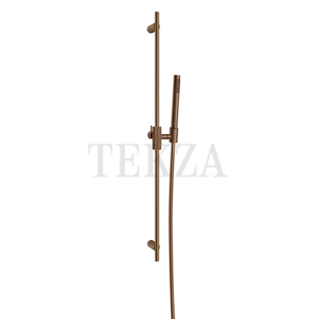 Gessi INGRANAGGIO Штанга в комплекте с душевой лейкой 63584-708, Copper Brushed PVD