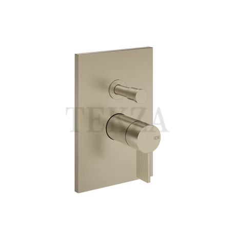 Gessi Inverso RIGATO Смеситель для душа, 2 потока, внешняя часть 73579-149, Finox Brushed Nickel