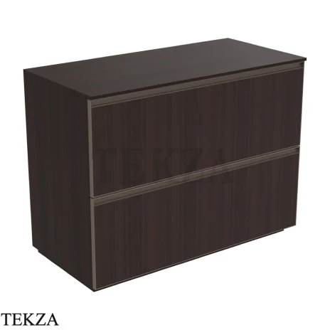 Flaminia Cubika тумба под раковину напольная 105×50×78,5 см, 2 ящика, эвкалипт Eucalipto