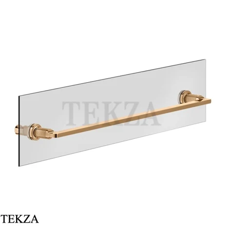 Gessi INCISO accessories Полотенцедержатель для крепления на стекло, 60 см 58617-735, Warm Bronze PVD
