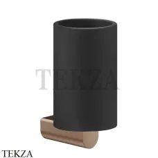 Gessi RILIEVO Стакан настенный, композит черный 59508-708, Copper Brushed Gessi RILIEVO Стакан настенный, композит черный 59508-708, Copper Brushed