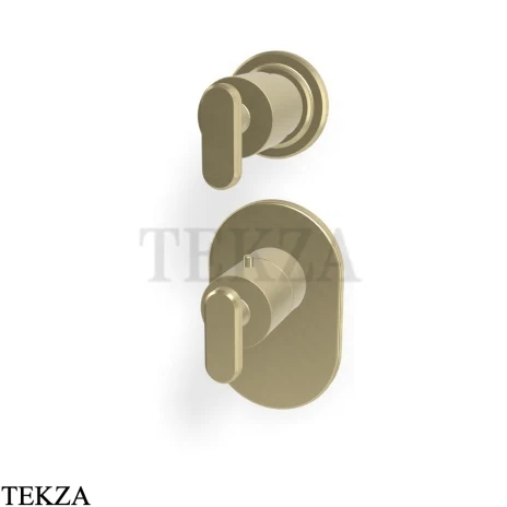 FIMA Carlo Frattini Park Line Термостат для ванны и душа, 1 поток, внешняя часть F1353X1HS, Brushed Champagne