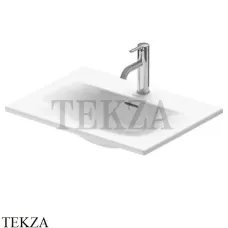 Duravit Viu Раковина встраивавемая сверху, с переливом 0385600000, белый глянец