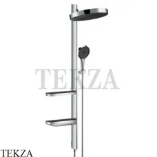 Hansgrohe Rainfinity Showerpipe 360 Душевая система с полочками, 3jet 26842000, хром глянец