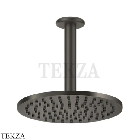 Gessi Goccia Душевая лейка 20,0 с потолочным креплением 33662-707, Black Metal Br. PVD