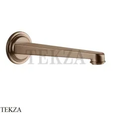 Gessi VENTI20 Излив настенный для раковины 21,5 см 65102-708, Copper Br. PVD