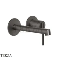 Gessi INGRANAGGIO Смеситель для раковины короткий, внешняя часть 63581-707, Black Metal Brushed