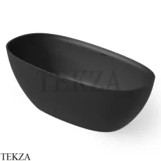 Dea Design Edge Ванна отдельностоящая овальная 160x76 Solid Surface DD8928 1600 16, Black №16