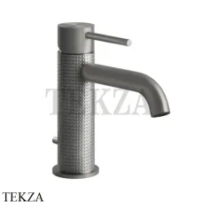 Gessi 316 CESELLO Смеситель для раковины, с донным клапаном 54401-239, Steel Brushed
