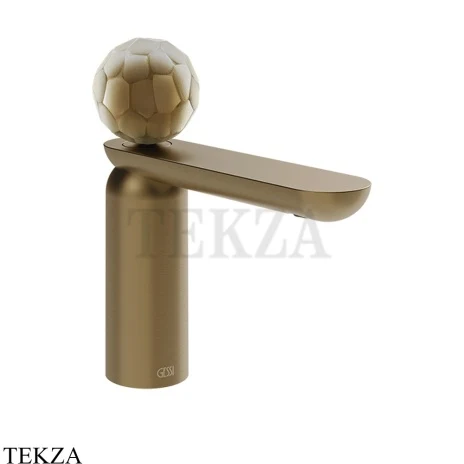 Gessi Perle Смеситель для раковины, с донным клапаном 74451-791, бронза Deep