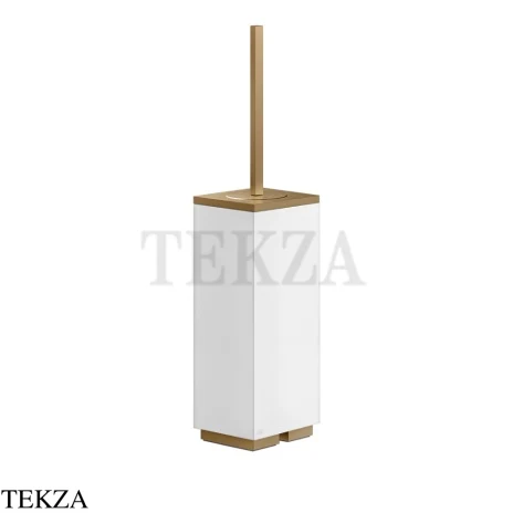 Gessi Rettangolo Ёршик напольный, композит белый 20843-791, Deep Bronze Brushed PVD