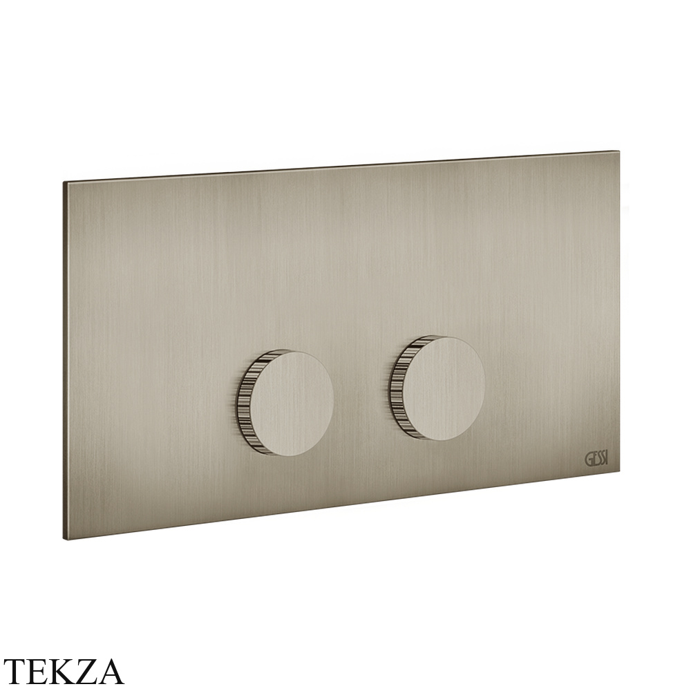 Gessi INGRANAGGIO Клавиша смыва для инсталляции Viega Prevista 54645-149, нерж. сталь Brush / никель Brushed